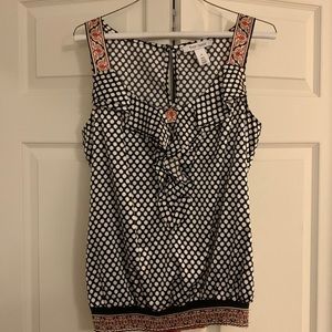 WHBM Sleeveless Blouse, size medium